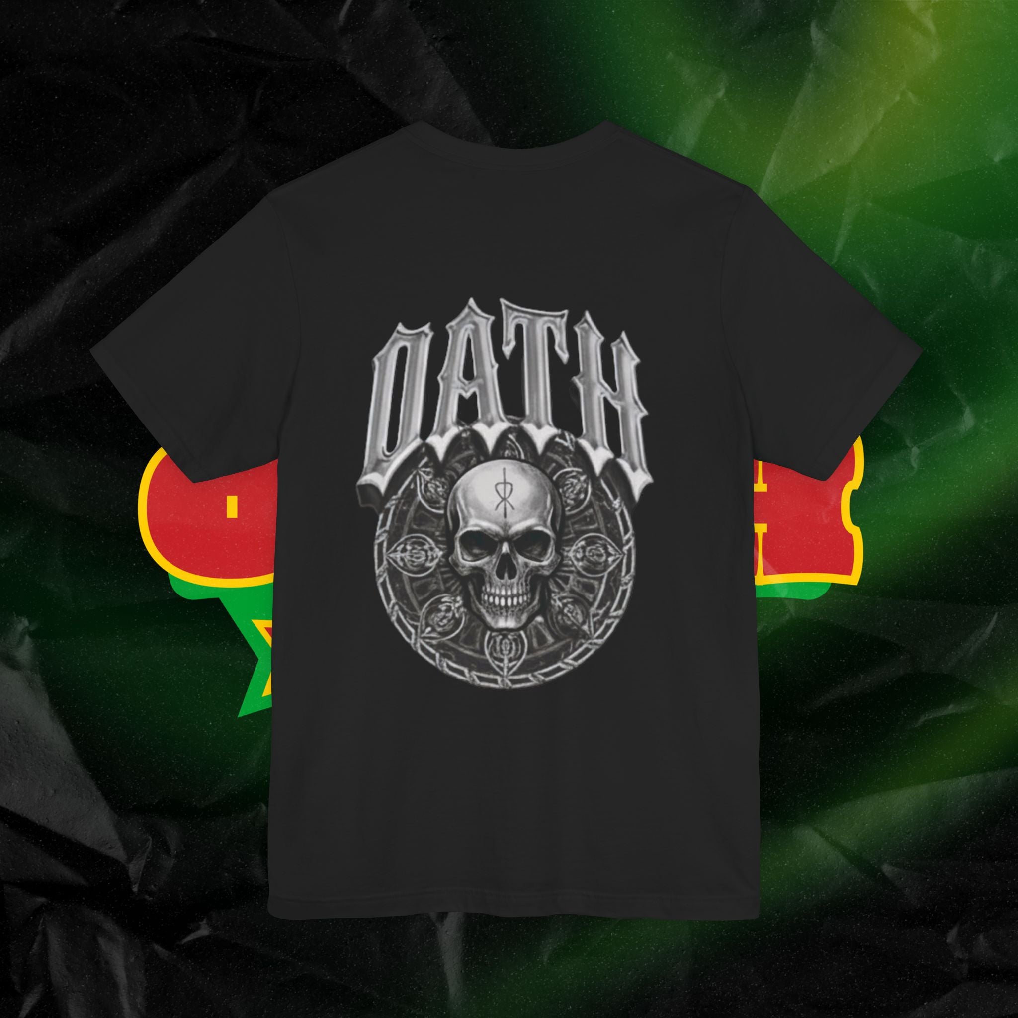 OATH Skull Emblem Tee — Vintage Gothic Graphic T-Shirt - OathUniverse