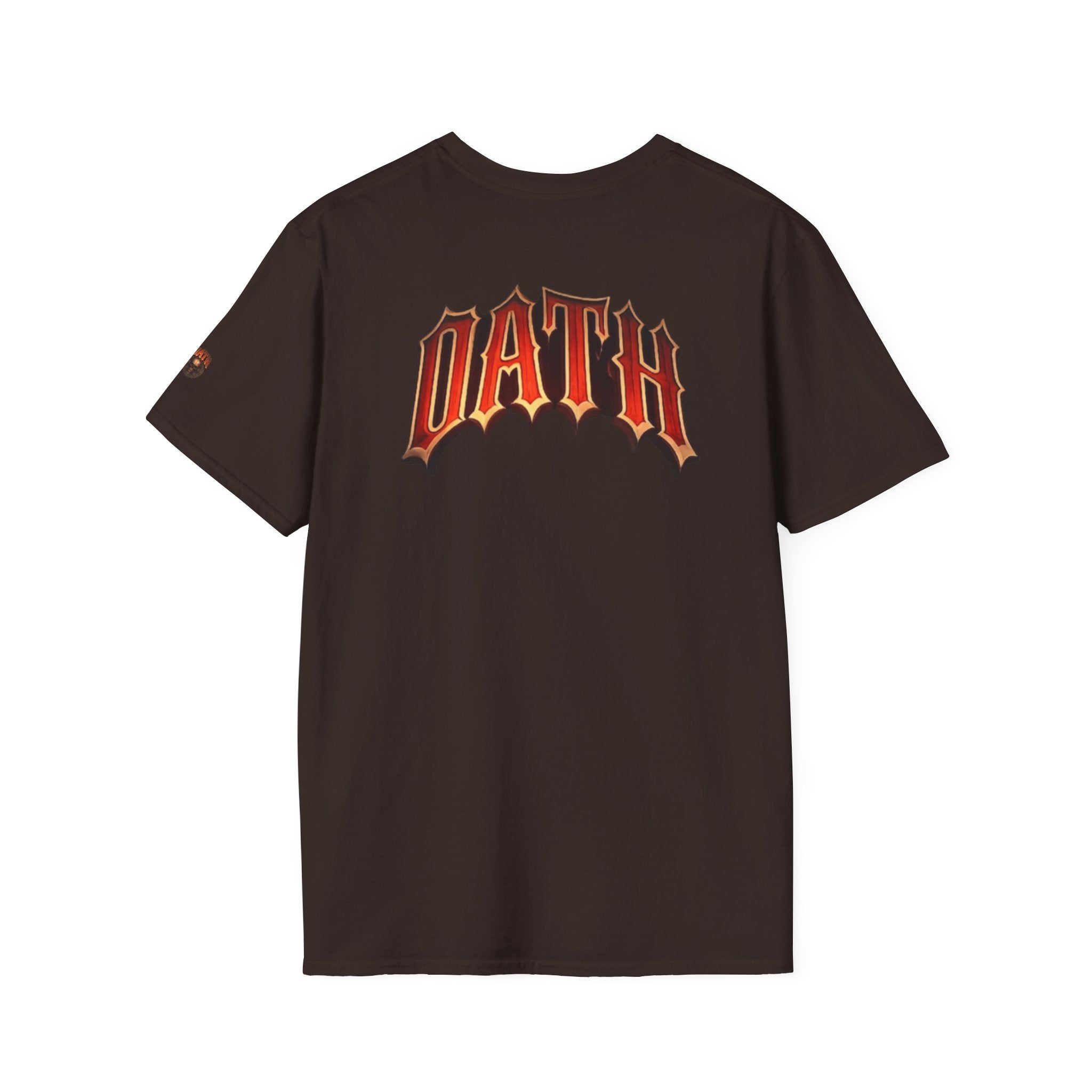 Oath Graphic T-Shirt — Retro Flame Logo Back Print