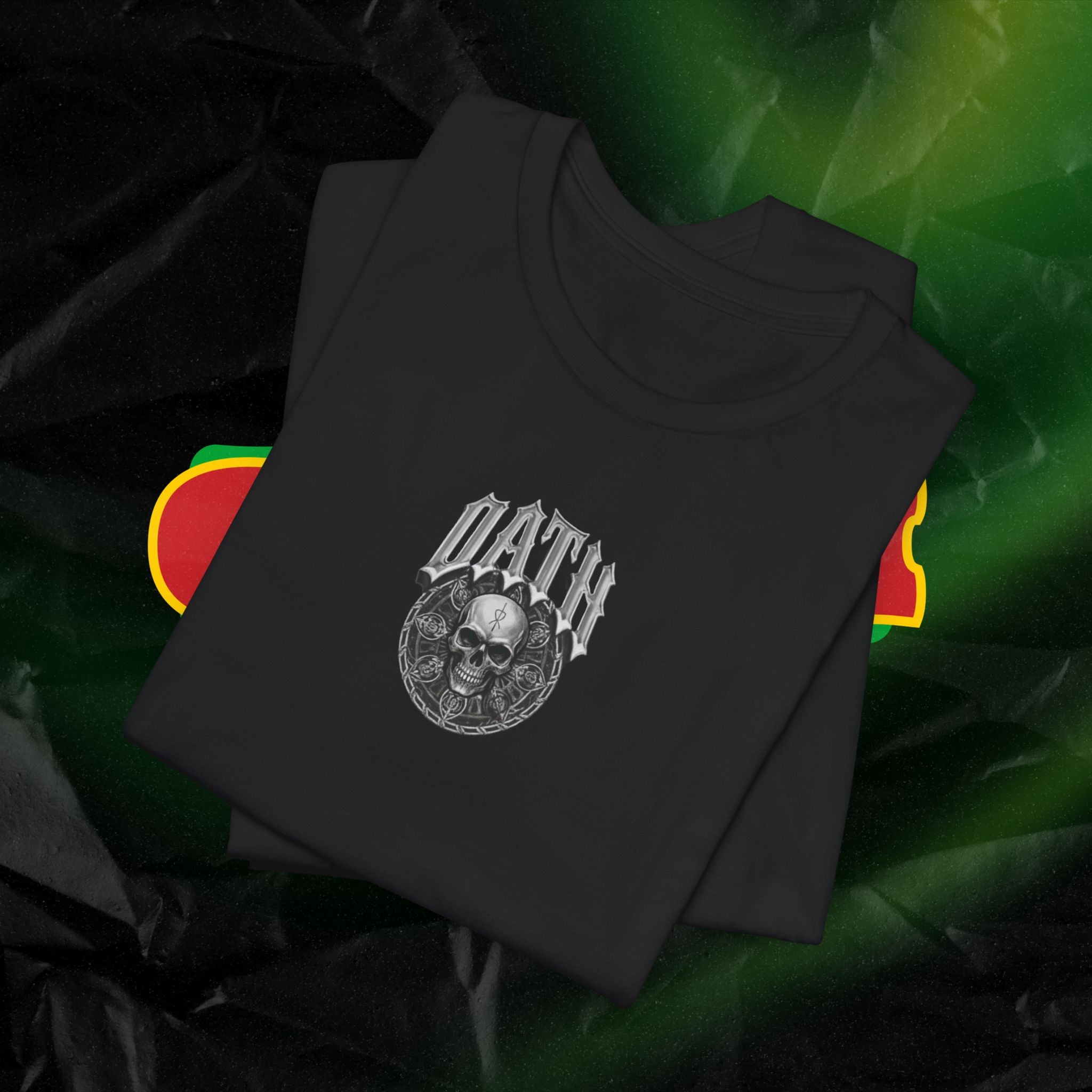 OATH Skull Emblem Tee — Vintage Gothic Graphic T-Shirt - OathUniverse