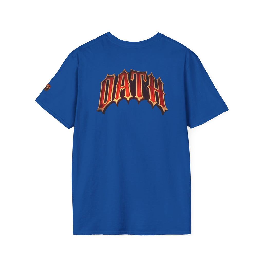 Oath Graphic T-Shirt — Retro Flame Logo Back Print