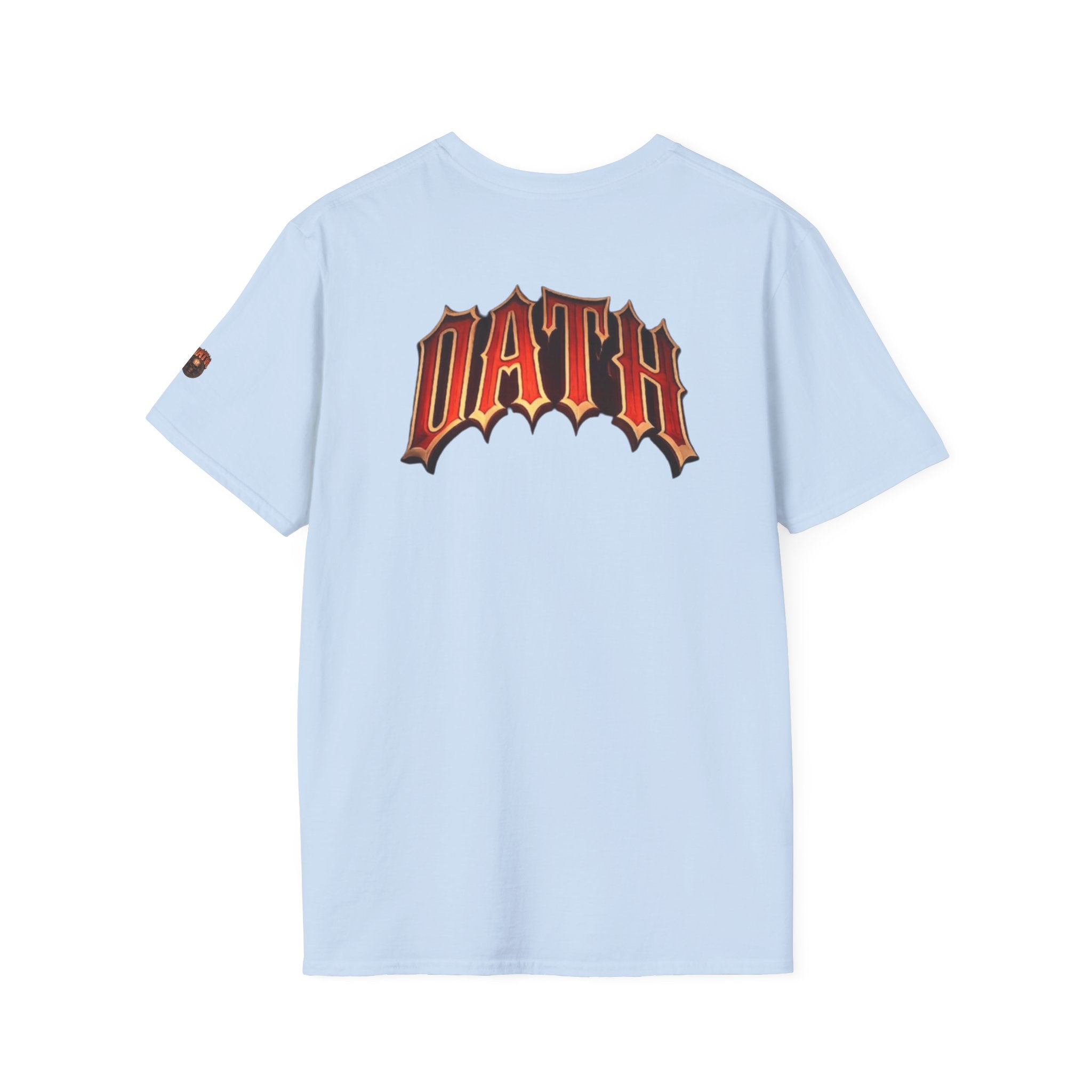 Oath Graphic T-Shirt — Retro Flame Logo Back Print