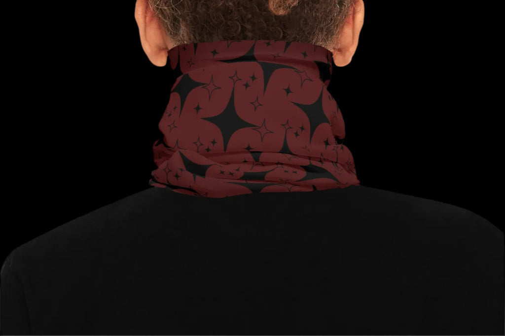 Neck Gaiter - Oath Red Spiral Pattern - OathUniverse