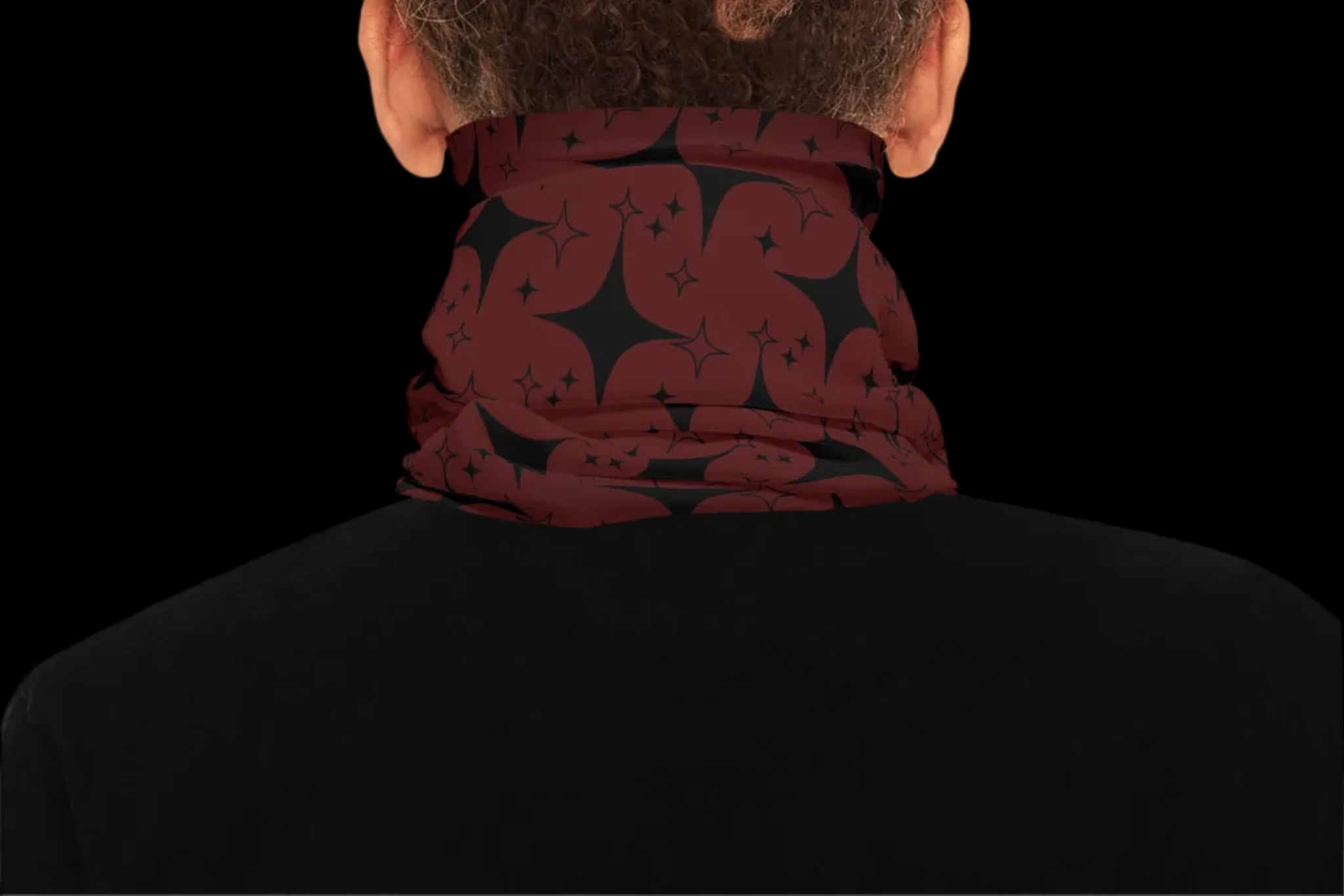 Neck Gaiter - Oath Red Spiral Pattern - OathUniverse