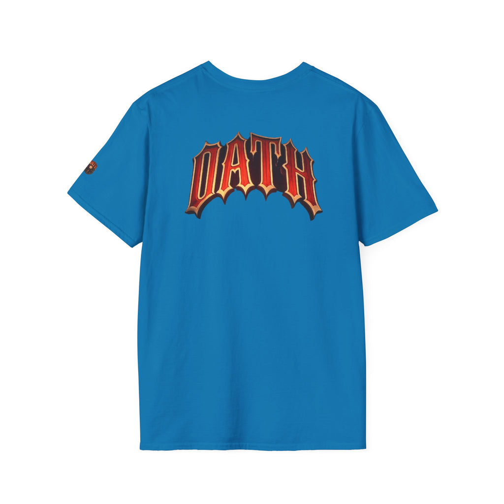 Oath Graphic T-Shirt — Retro Flame Logo Back Print