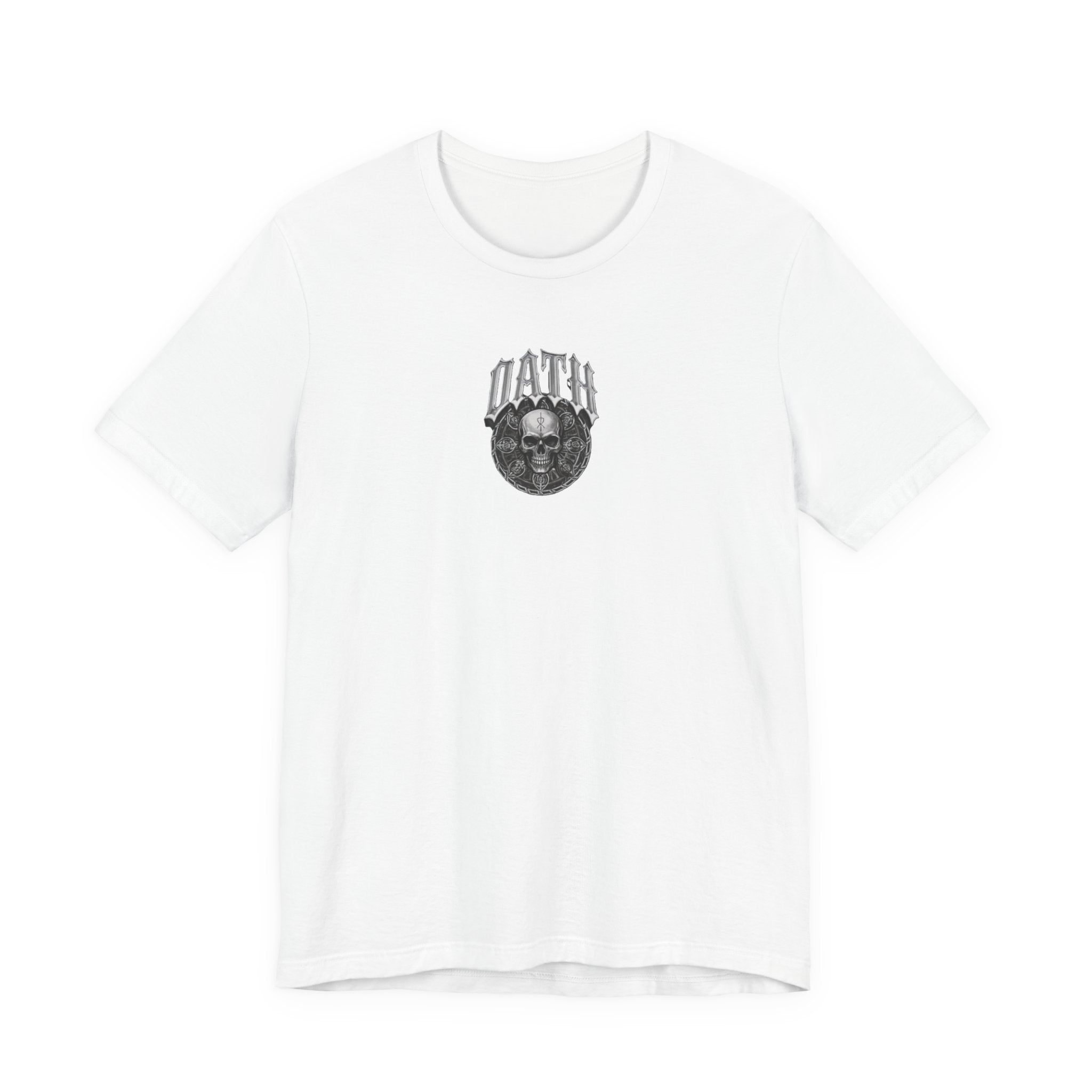 OATH Skull Emblem Tee — Vintage Gothic Graphic T-Shirt - OathUniverse