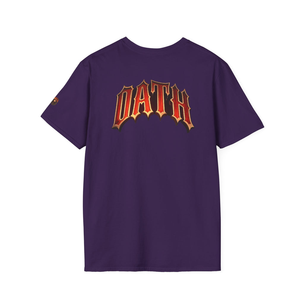 Oath Graphic T-Shirt — Retro Flame Logo Back Print