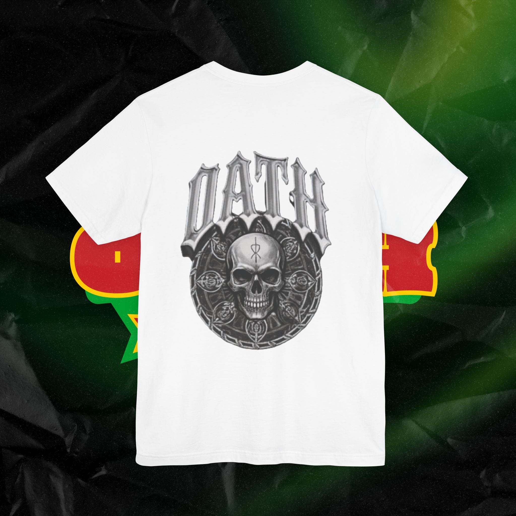 OATH Skull Emblem Tee — Vintage Gothic Graphic T-Shirt - OathUniverse