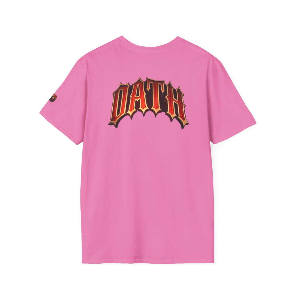 Oath Graphic T-Shirt — Retro Flame Logo Back Print